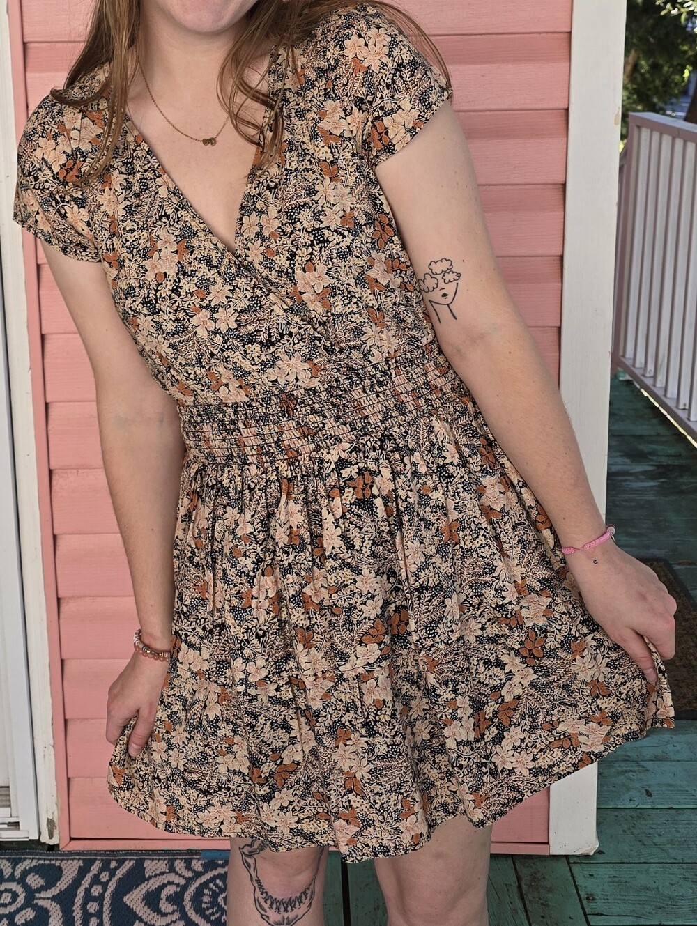 Floral Mini Dress
